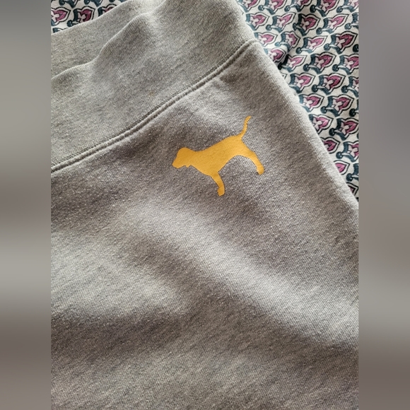 Vs pink rainbow logo classic sweatpants, size large. Rare HTF - Picture 8 of 11